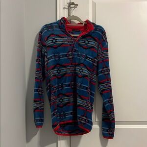 Men's Blue Patterned Sweater
